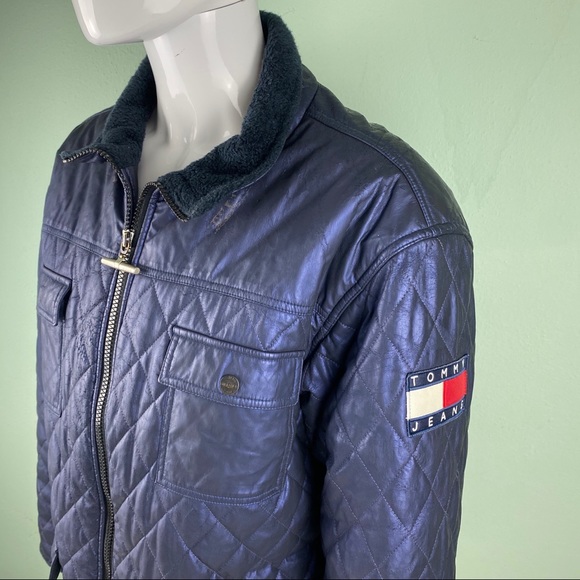 Vintage Tommy Hilfiger Quilted Puffer Jacket - Picture 3 of 8